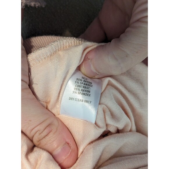 Bailey 44 Women's Cora Pink Sweater w/ Black Floral Lace Sleeve Sz M - Picture 5 of 8